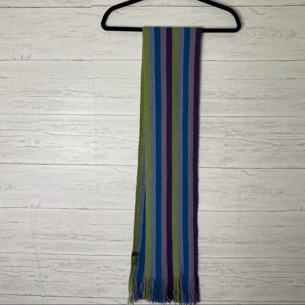 🌈 mix it striped knit scarf